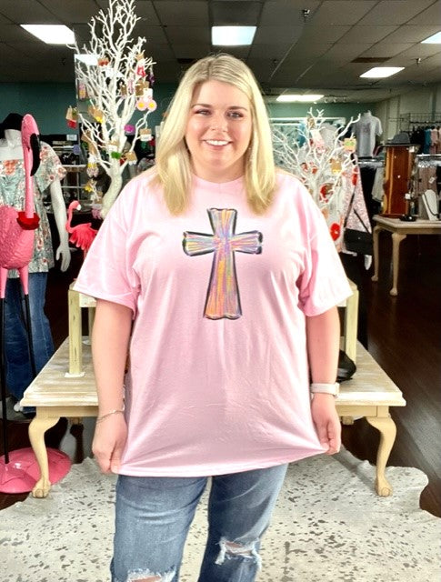 Watercolor Cross T Shirt CP155