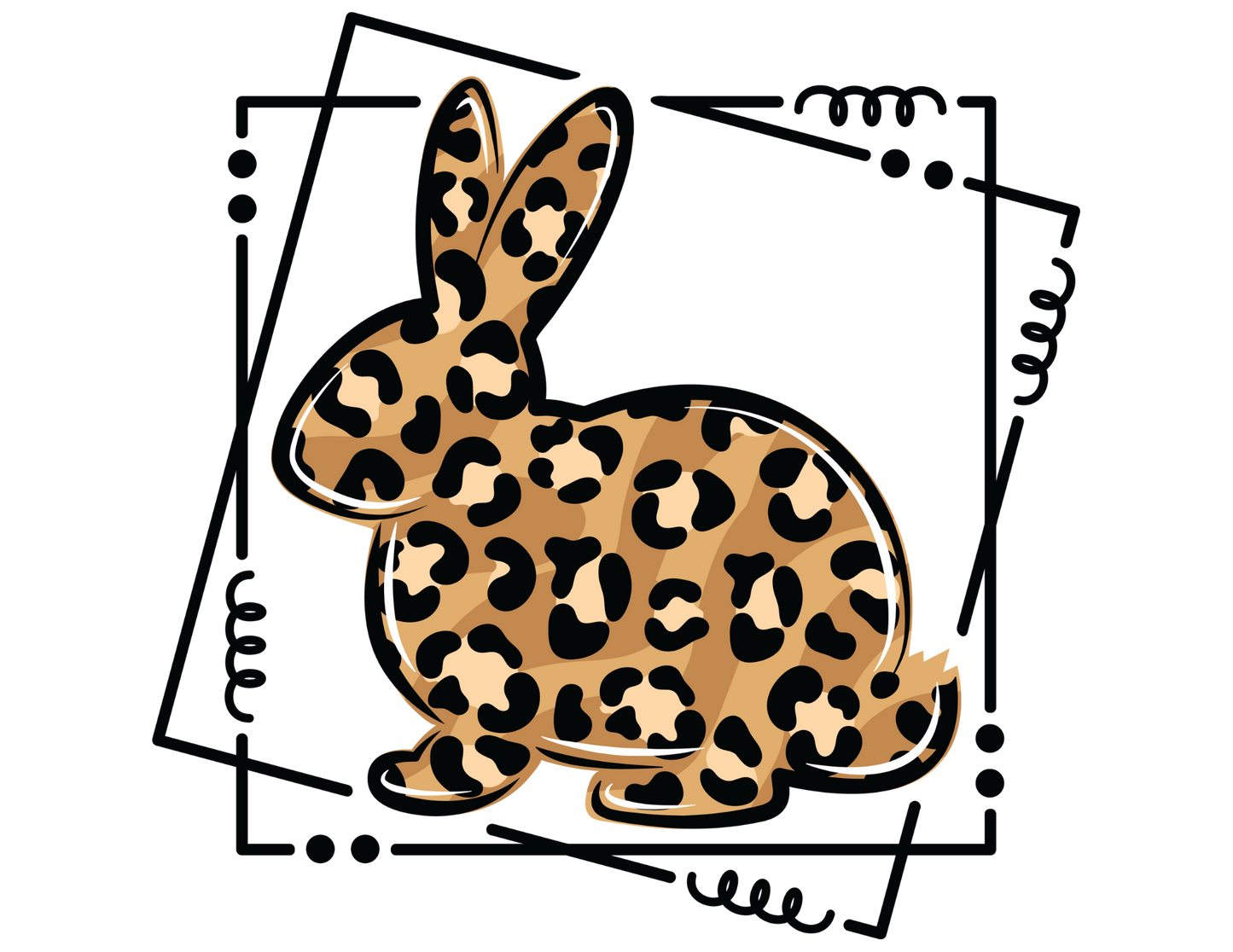 Leopard Bunny T Shirt CP156