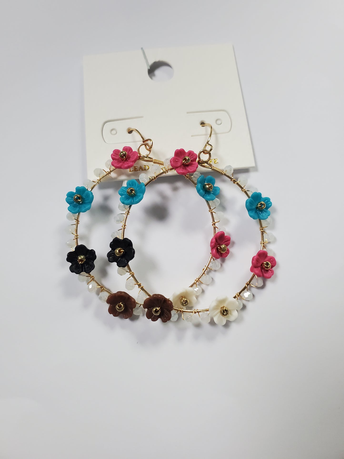 Multicolor Flower Earrings JR361